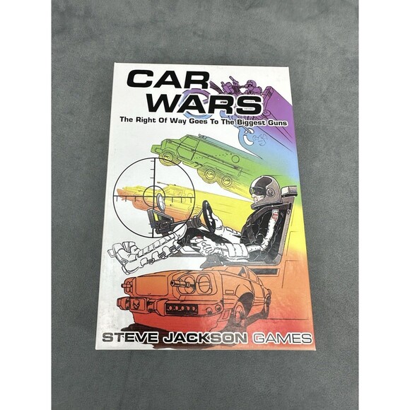 Car Wars 4th Edition Steve Jackson Games Driving RPG Complete Box Set - Picture 1 of 3